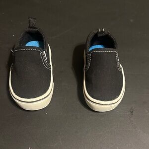 Wonder Nation Black and White Kids Sneakers
